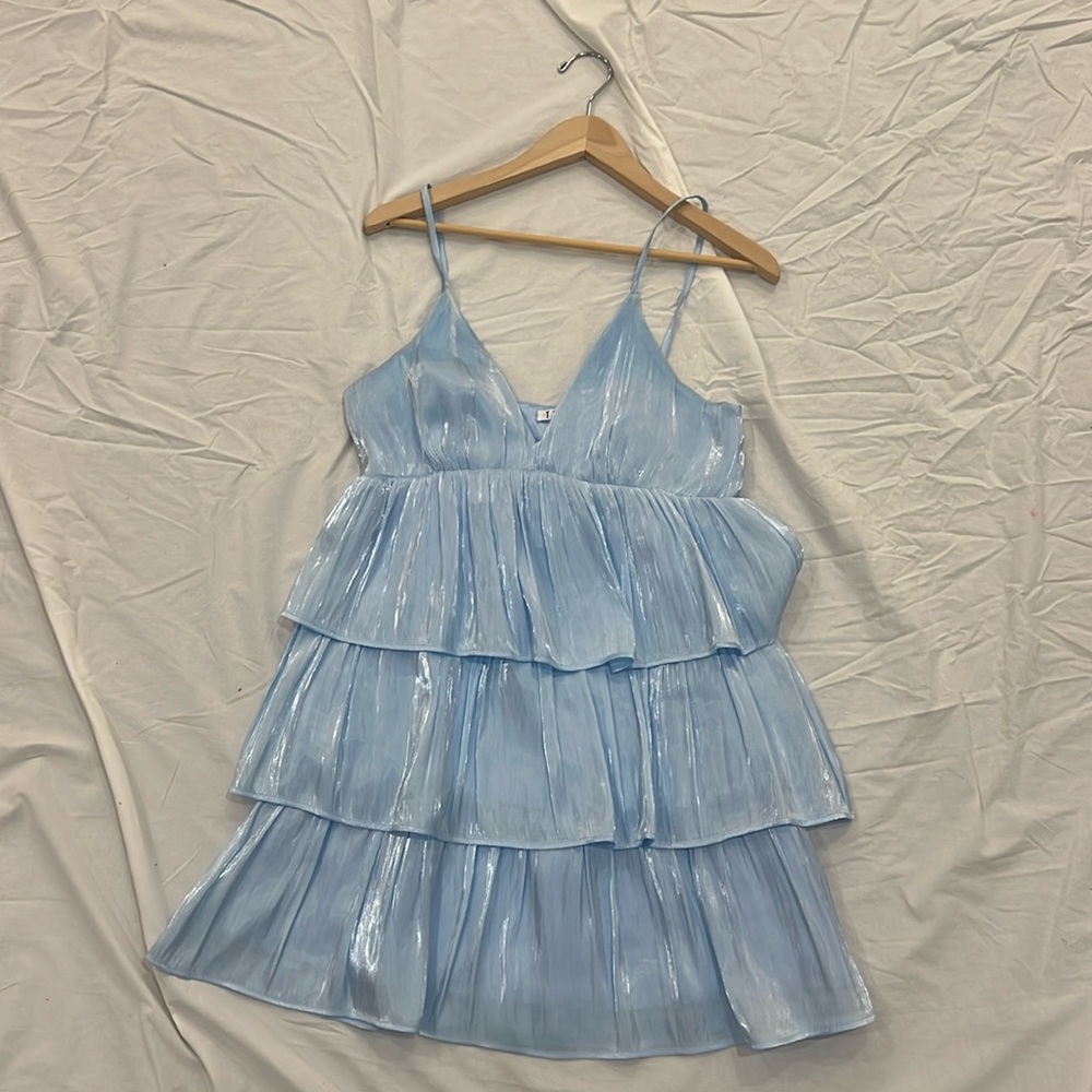 TCEC Shiny Mini Dress, Size M